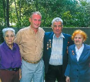 Н.В. Проселков с ветеранами Великой Отечественной войны